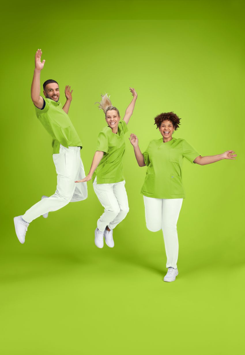 Team in BP Praxiskleidung